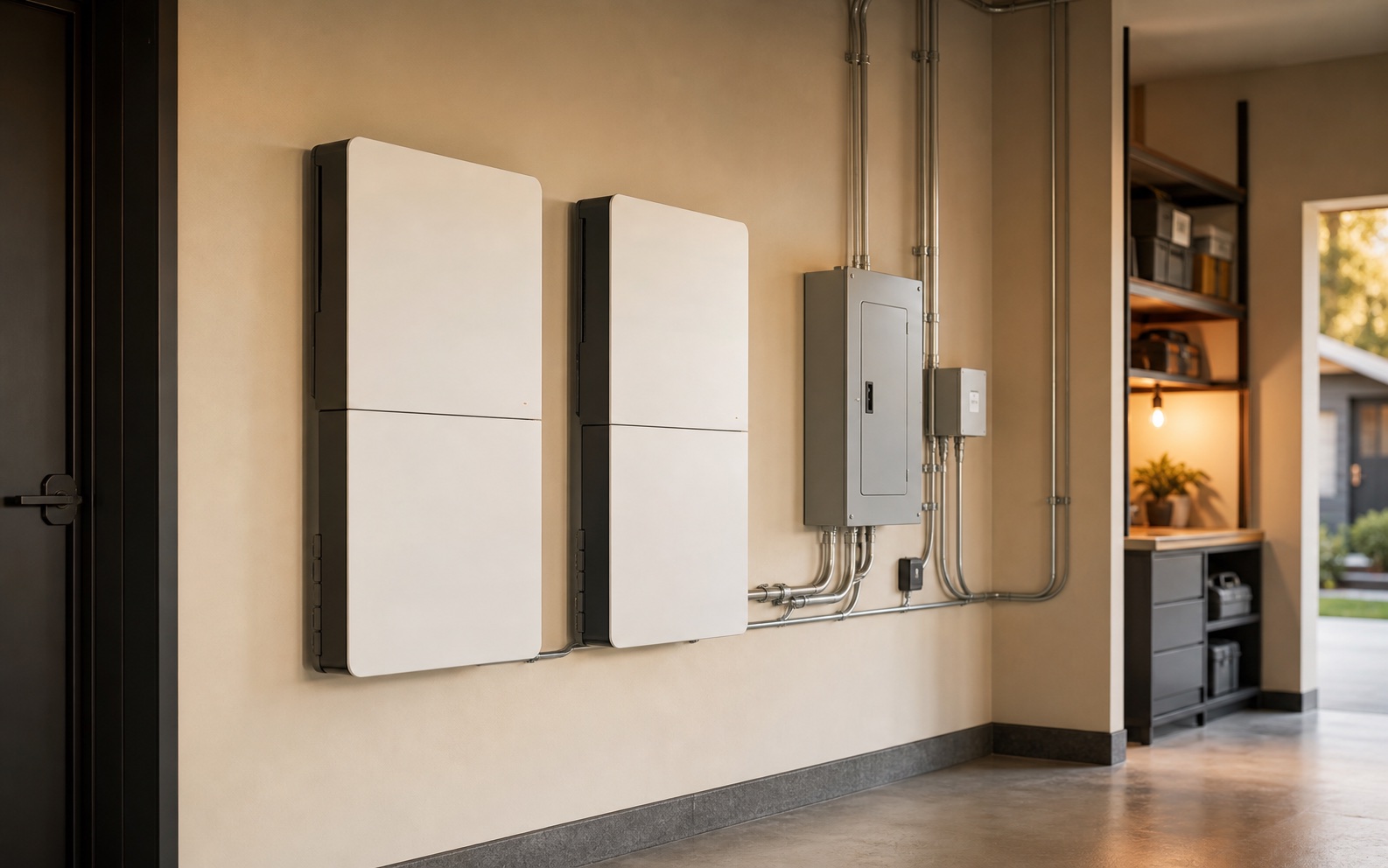 Professionally installed residential batteries